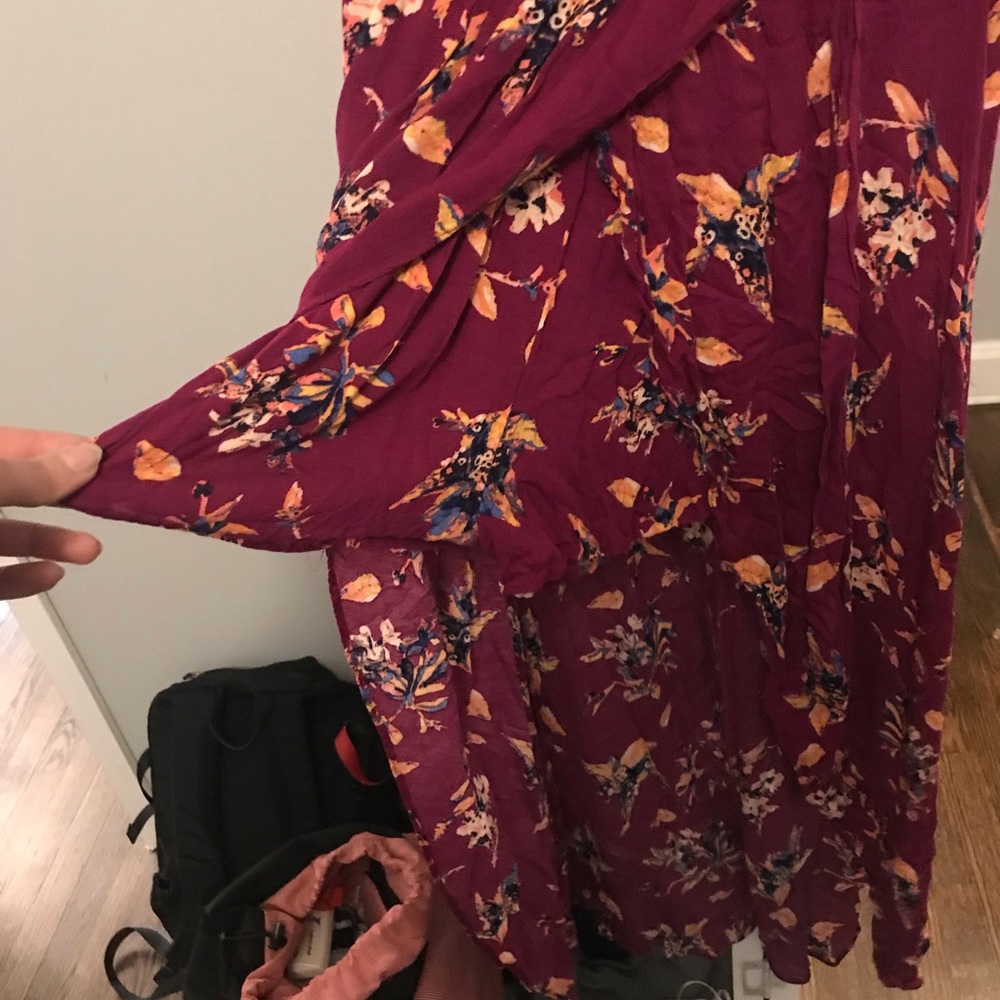 Floral Romper with long skirt